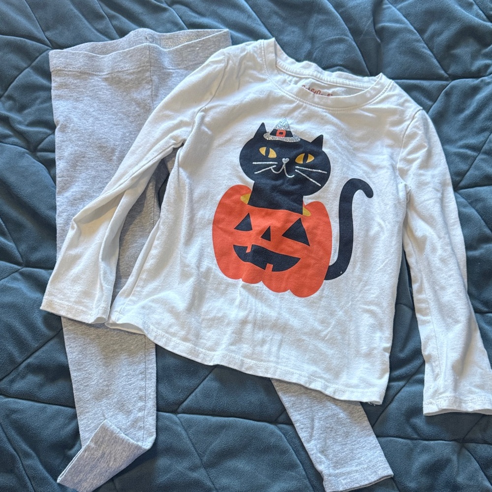 Halloween Cat Pajama Set